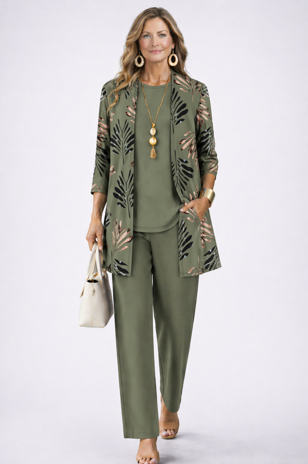 Madeleine | 3-Piece Set Sage Green