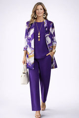 Lilac and White