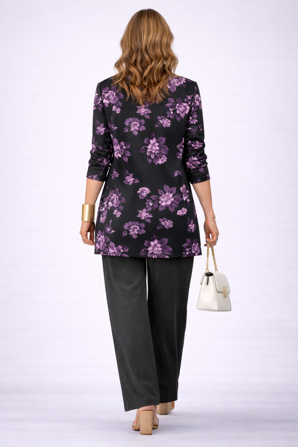 Héloïse | 3-Piece Black Floral Set