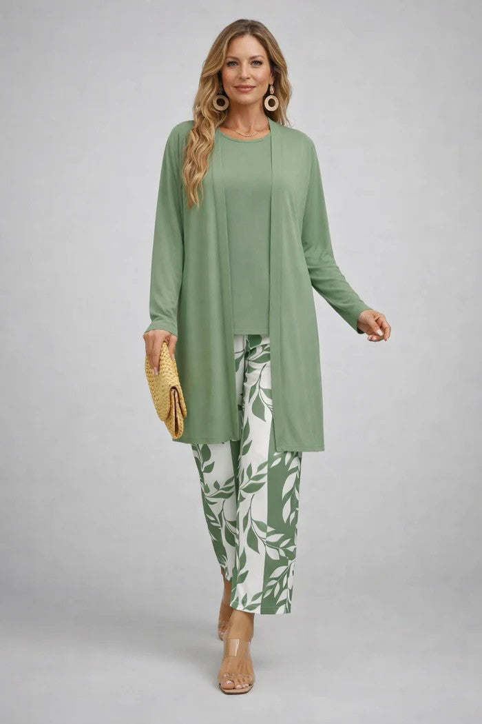 Madeleine | 3-Piece Set Sage Green