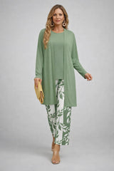 Green and White