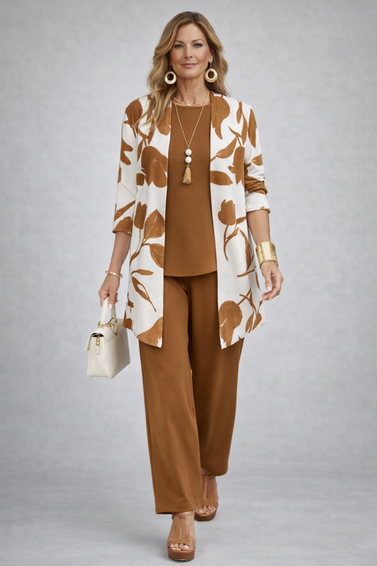Esmée | 3-Piece Camel Set