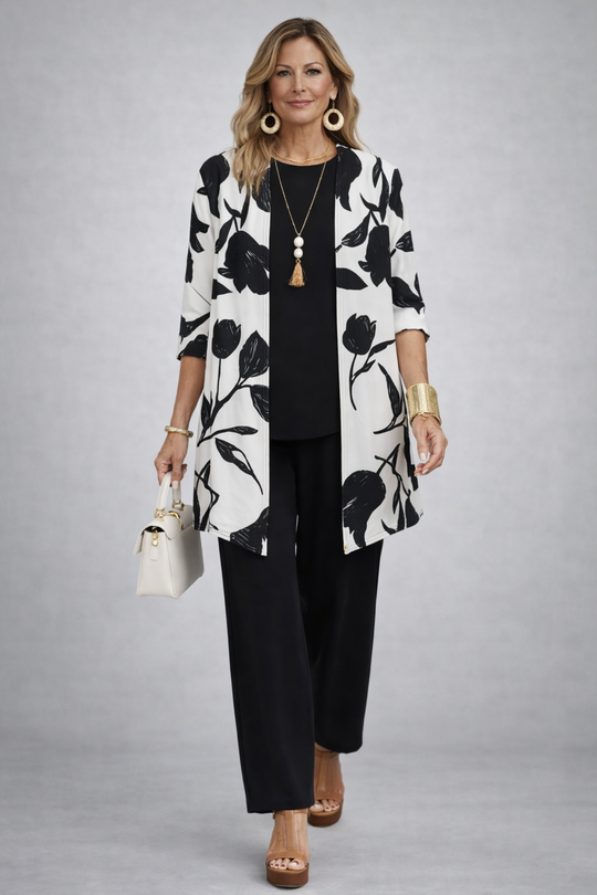 Adeline | 3-Piece Black Set