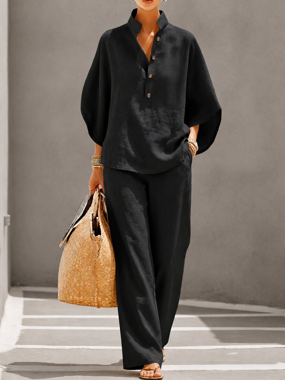 Ariel | Linen Set · Fluidity & Natural Elegance