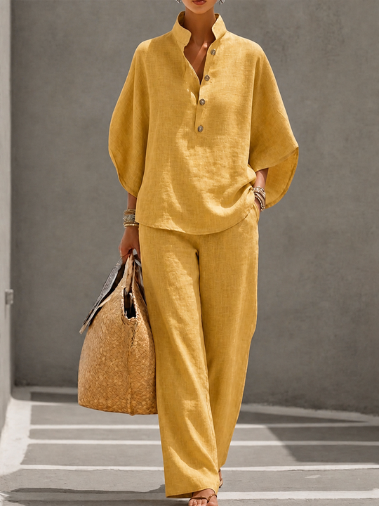 Ariel | Linen Set · Fluidity & Natural Elegance