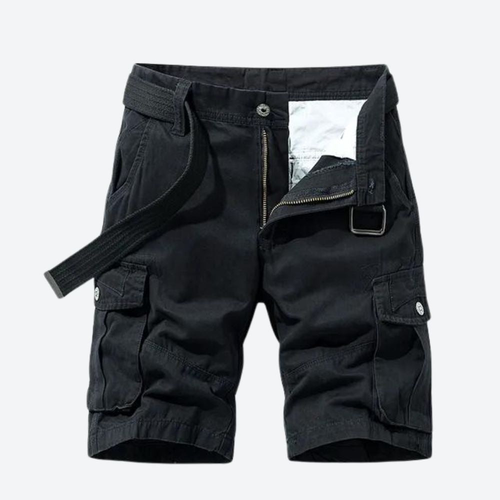 Ramsey | Classic Multi-Pocket Summer Cargo Shorts for Men