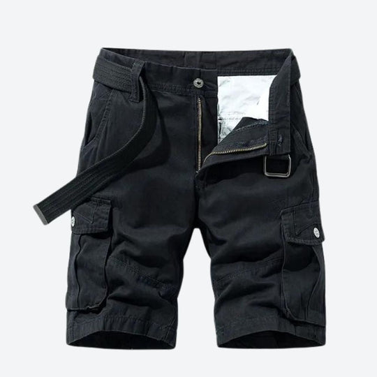 Ramsey | Classic Multi-Pocket Summer Cargo Shorts for Men
