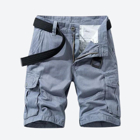 Ramsey | Classic Multi-Pocket Summer Cargo Shorts for Men