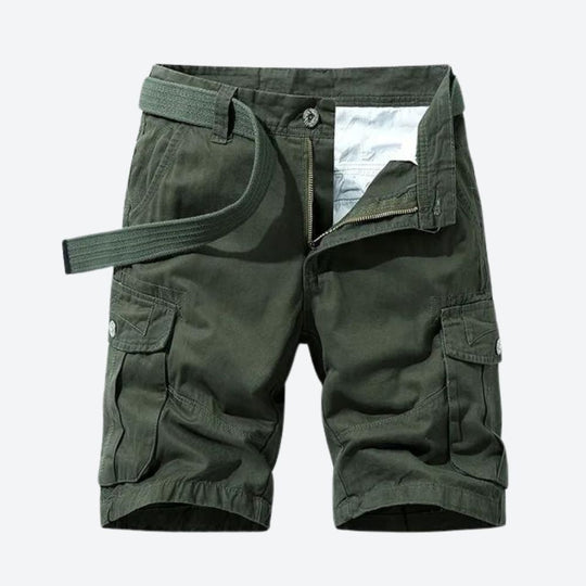 Ramsey | Classic Multi-Pocket Summer Cargo Shorts for Men