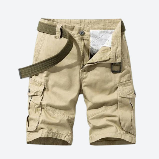 Ramsey | Classic Multi-Pocket Summer Cargo Shorts for Men