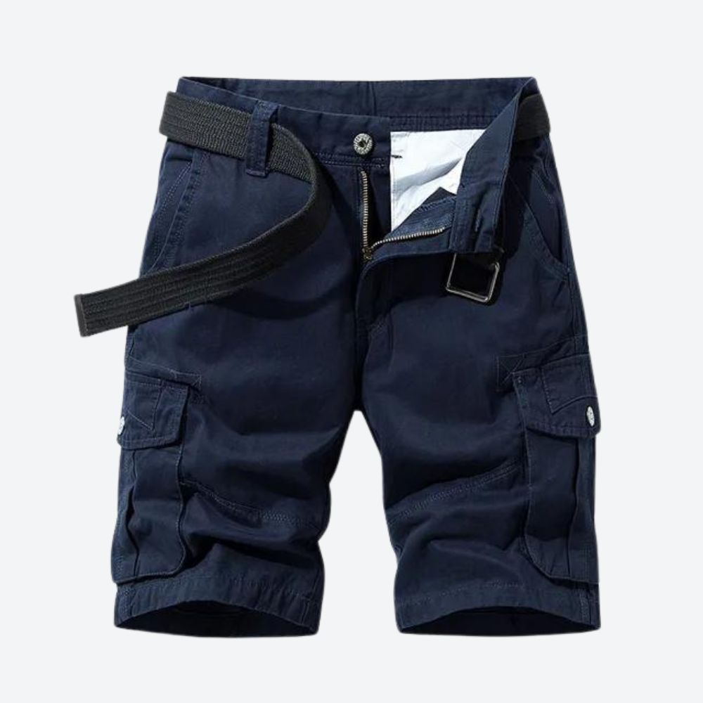 Ramsey | Classic Multi-Pocket Summer Cargo Shorts for Men