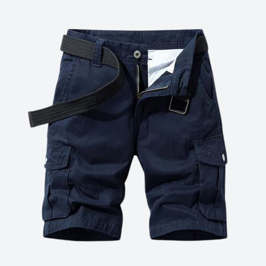 Ramsey | Classic Multi-Pocket Summer Cargo Shorts for Men