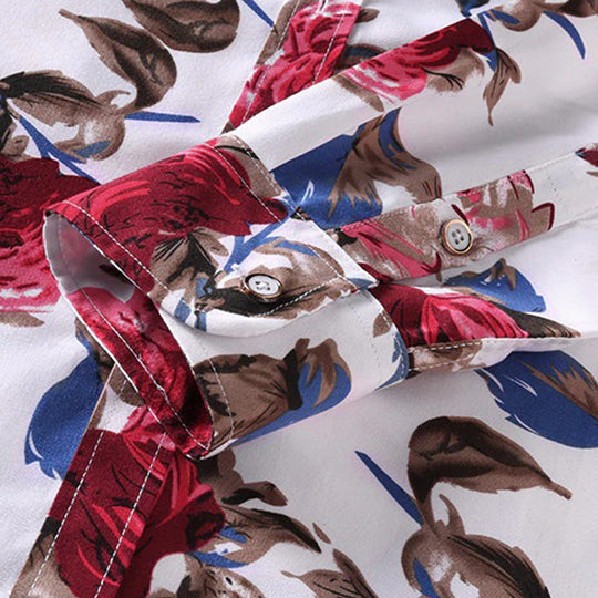 Enrique | Luxury Floral Shirt for Men with Romantic Design
