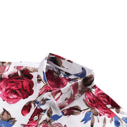Enrique | Luxury Floral Shirt for Men with Romantic Design