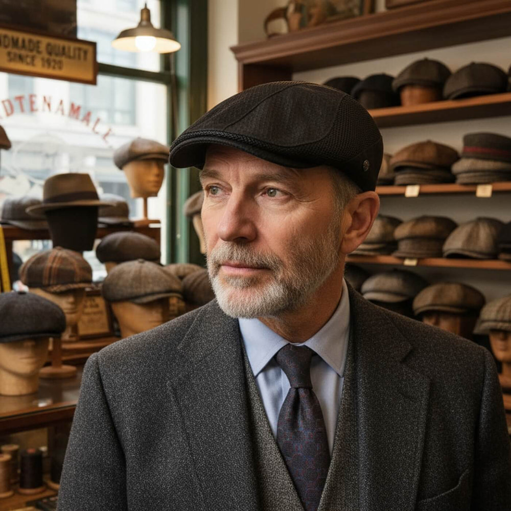 Casquette plate en maille acrylique | HARRISBURG