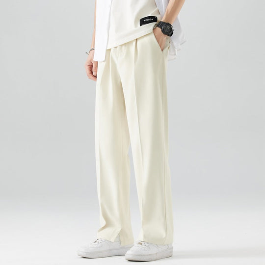 Kieran | Aero Pleated Trousers with Elegant Finish for Men