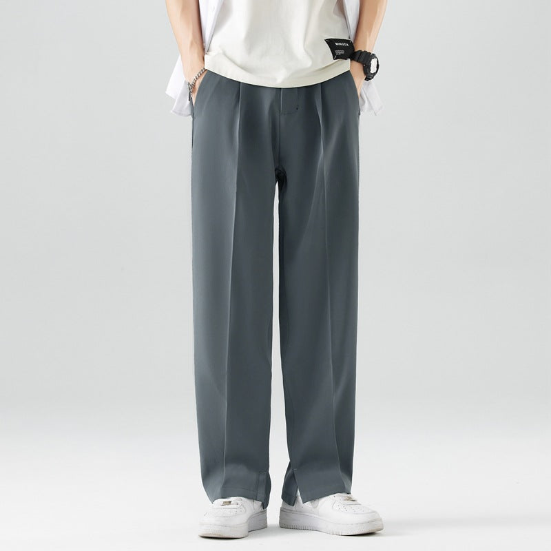 Kieran | Aero Pleated Trousers with Elegant Finish for Men