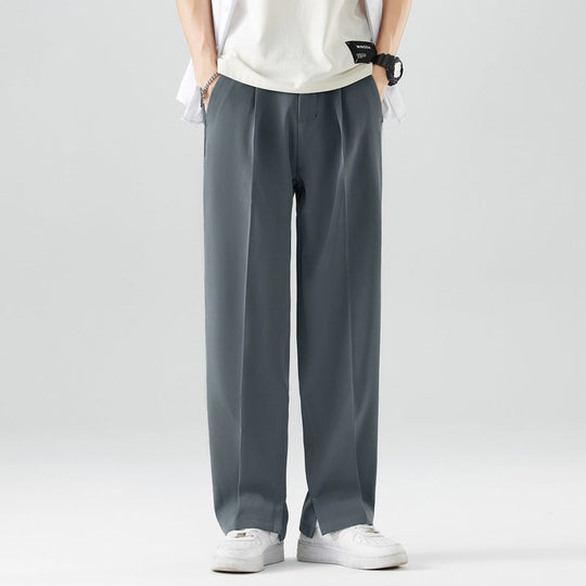 Kieran | Aero Pleated Trousers with Elegant Finish for Men