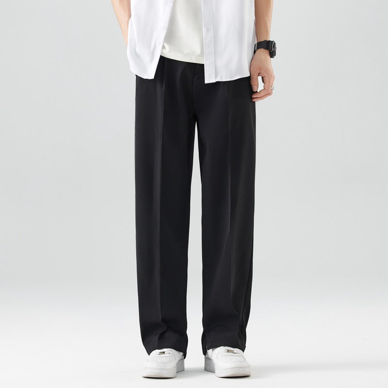 Kieran | Aero Pleated Trousers with Elegant Finish for Men