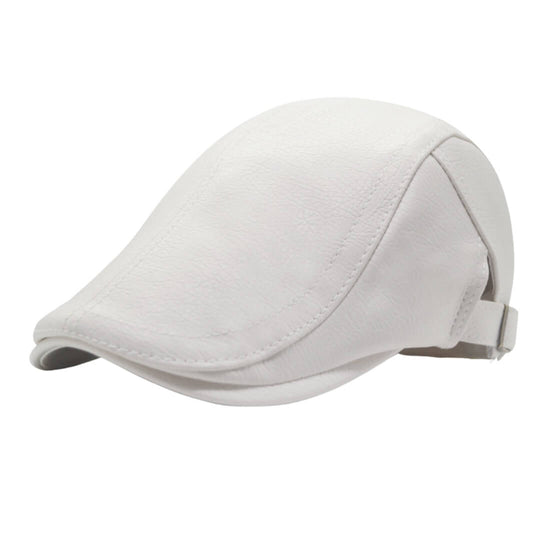Leather Flat Cap | MONTPELIER