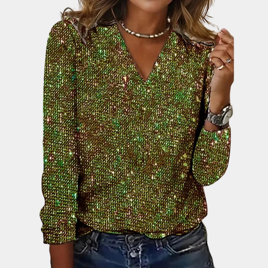 Ines | Sequin Top for Women | Evening
