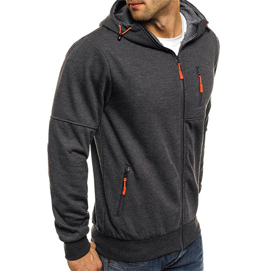 Remy | Zip-up Hooded Sweater for Men