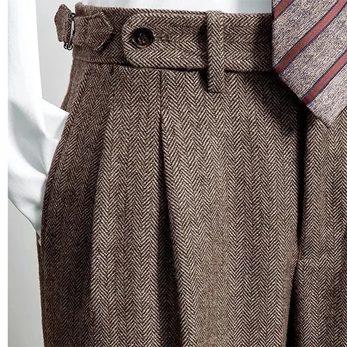 Thiago | Men's Slim Fit Work Pants with Belt