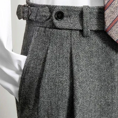 Thiago | Men's Slim Fit Work Pants with Belt