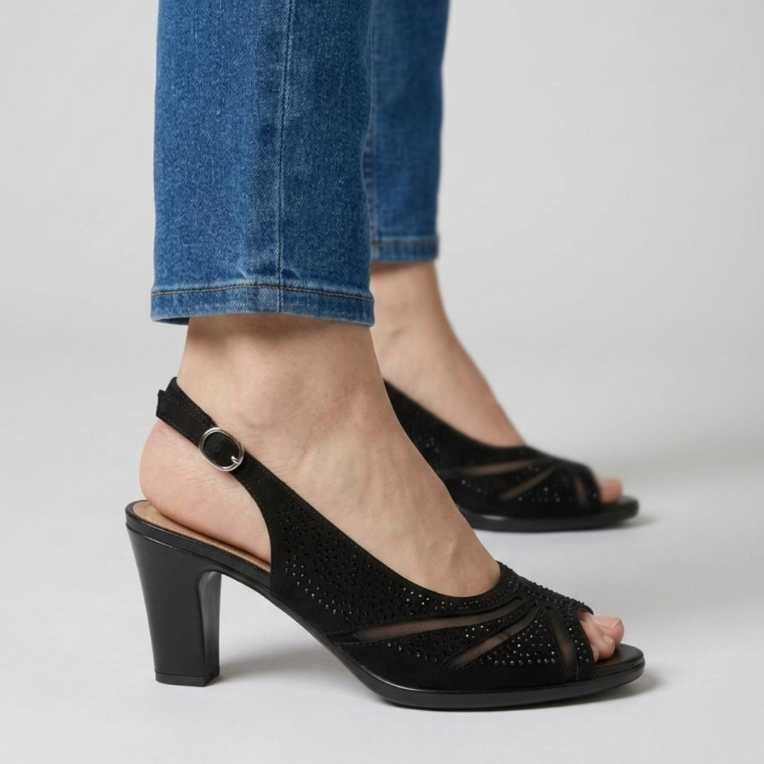 Sofia | Elegant Comfort Heeled Sandals