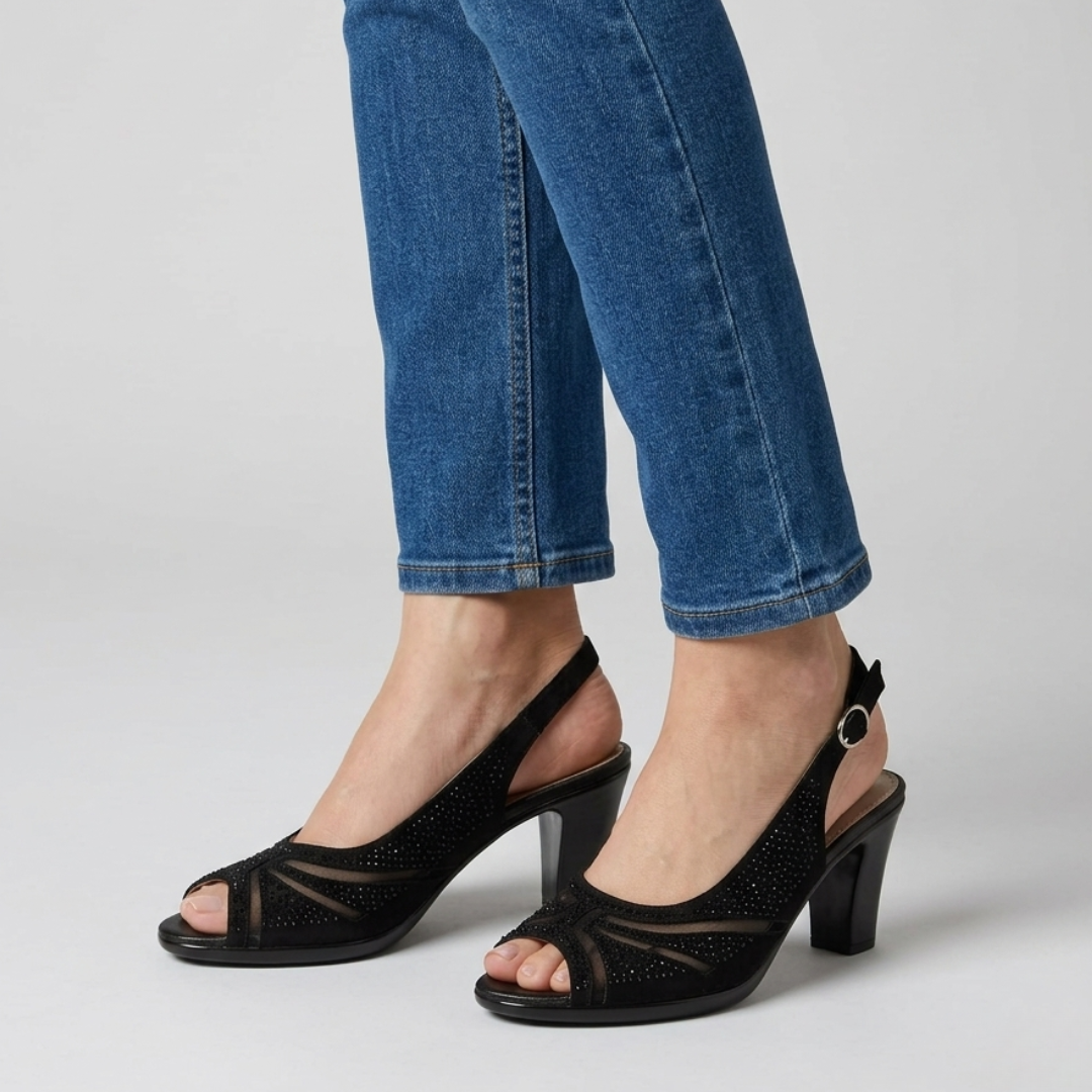 Sofia | Elegant Comfort Heeled Sandals