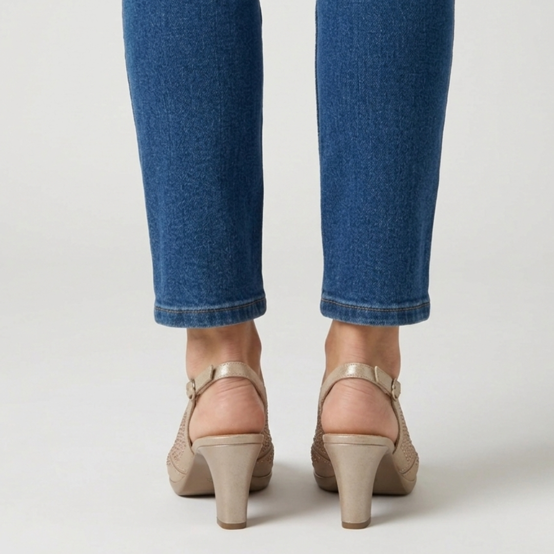 Sofia | Elegant Comfort Heeled Sandals