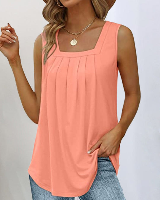 Ninon | Women's Square Neck Tank Top | Modern