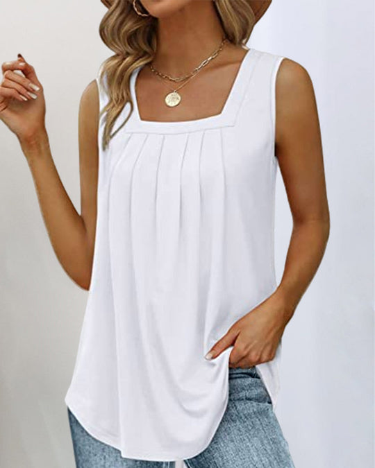 Ninon | Women's Square Neck Tank Top | Modern