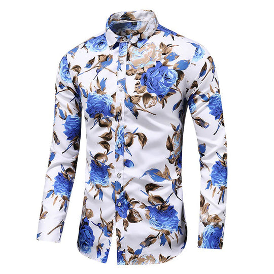 Enrique | Luxury Floral Shirt for Men with Romantic Design