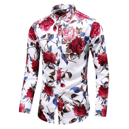 Enrique | Luxury Floral Shirt for Men with Romantic Design