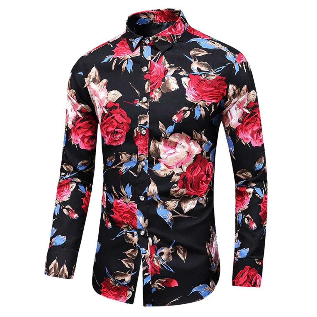 Enrique | Luxury Floral Shirt for Men with Romantic Design