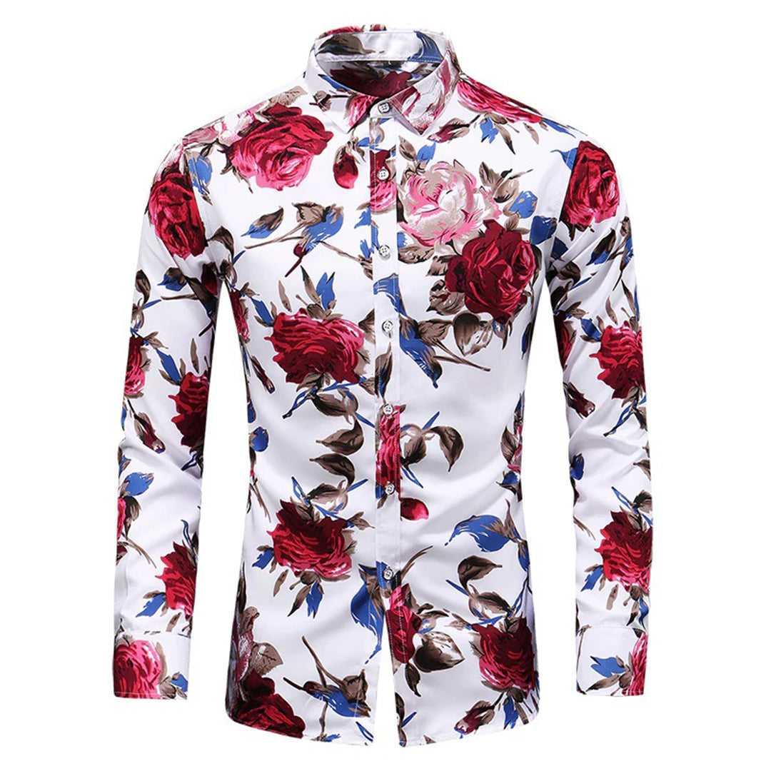 Enrique | Luxury Floral Shirt for Men with Romantic Design