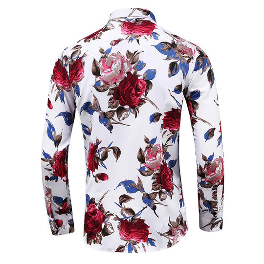 Enrique | Luxury Floral Shirt for Men with Romantic Design