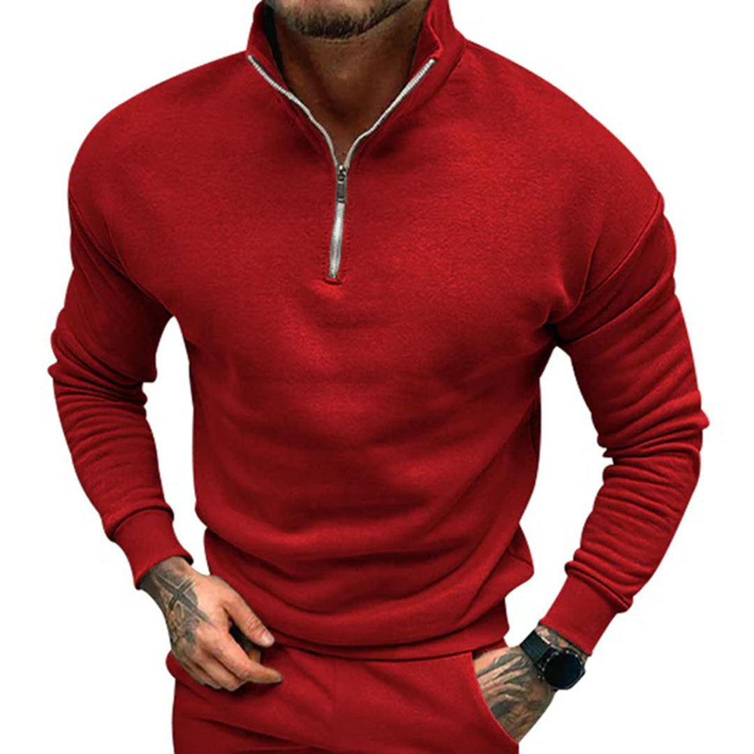 Rassell | Contemporary Design Half-Zip Sweater for Men