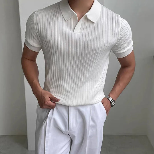 Alessio™ | Men's Lightweight Open-Neck Polo