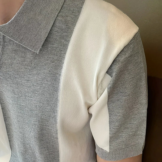 Riccardo™ | Men's Contrast Knit Polo