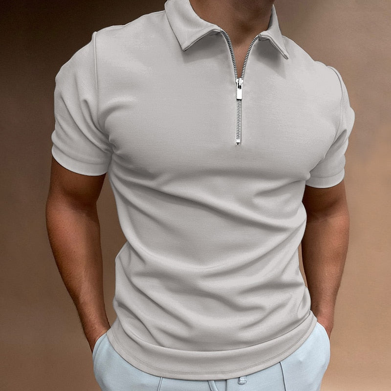 Christophe | Men's Zip Polo
