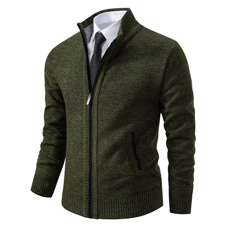Louis™ | Cardigan Zippé Homme Chaud & Élégant