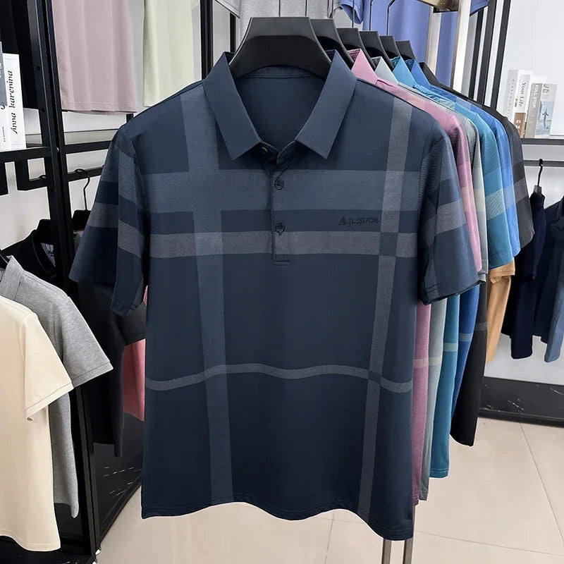 Enzo™ | Men's Geometric Stretch Polo