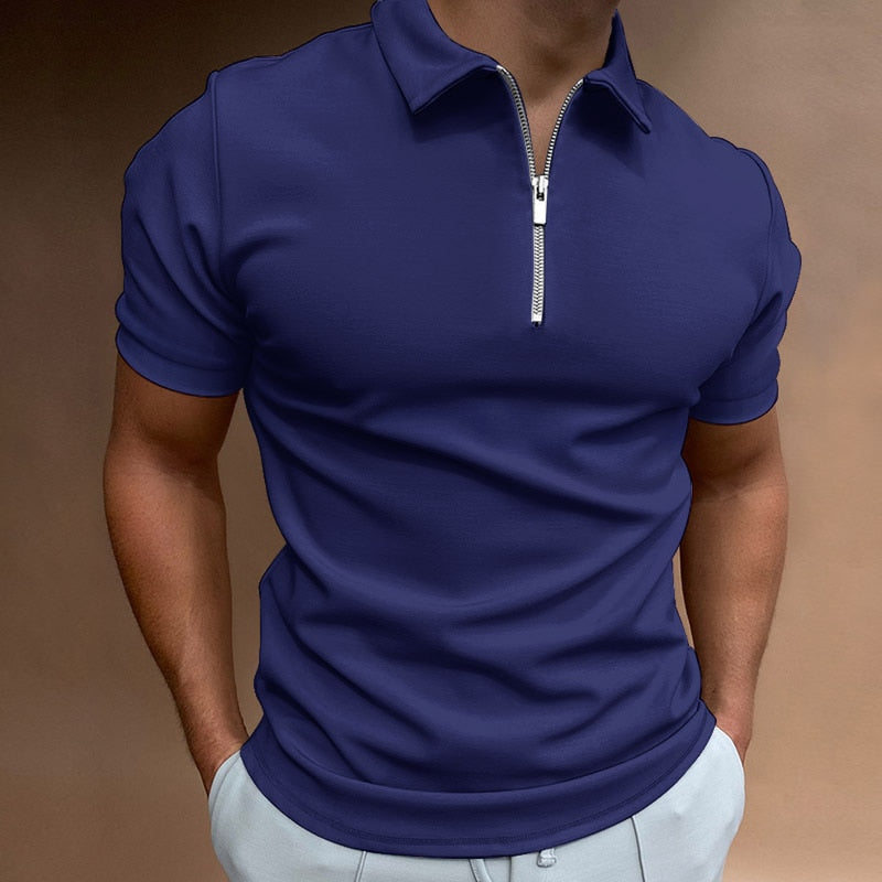 Christophe | Men's Zip Polo