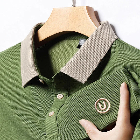 Matteo™ | Men's Premium Contrast Cotton Polo