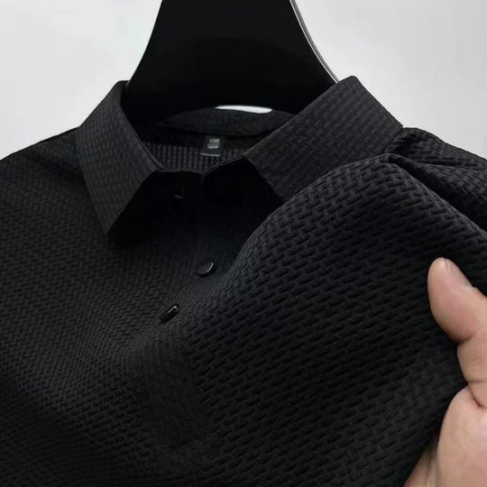Lorenzo™ | Men's Breathable Textured Polo