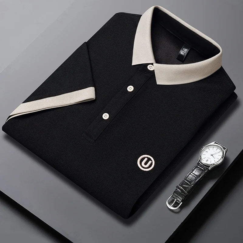 Matteo™ | Men's Premium Contrast Cotton Polo