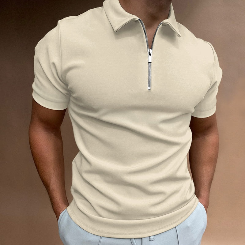 Christophe | Men's Zip Polo