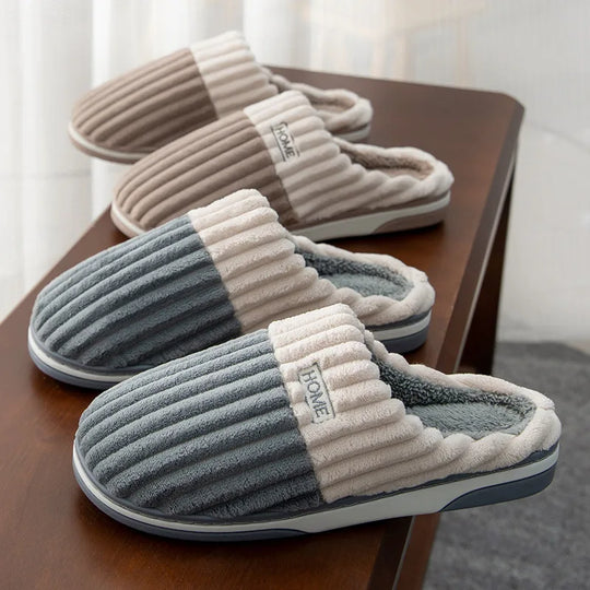 Kester | Comfortable Striped Slippers for Men
